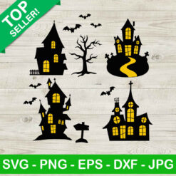 Haunted house SVG bundle, Haunted house halloween SVG, Haunted house Halloween SVG