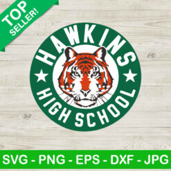 Hawkins High School Logo SVG, Hawkins Stranger Things SVG, Stranger Things 4 SVG