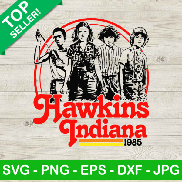 Hawkins Indiana 1985 SVG, Stranger Things SVG, Stranger Things 1985 SVG