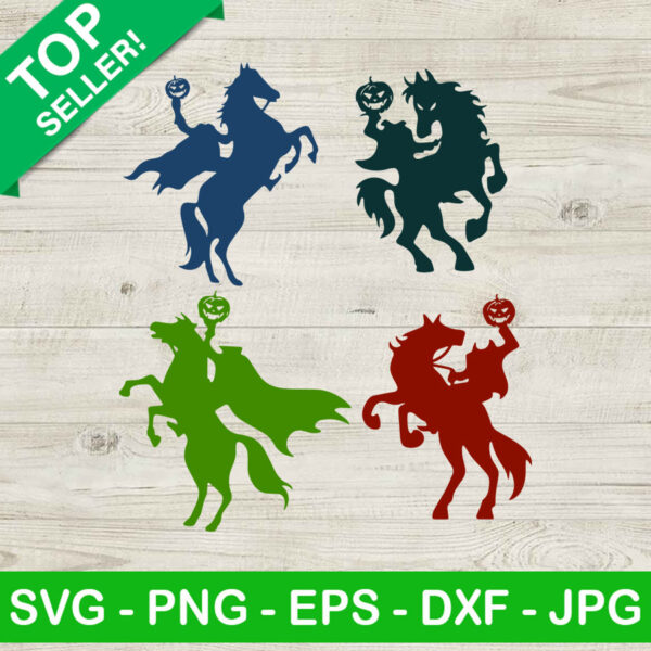 Headless Horseman Halloween SVG, Horse halloween SVG, Halloween SVG