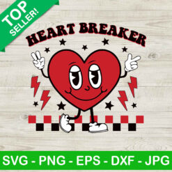 Heart breaker bad bunny SVG, Valentine bad bunny SVG, Heart breaker SVG