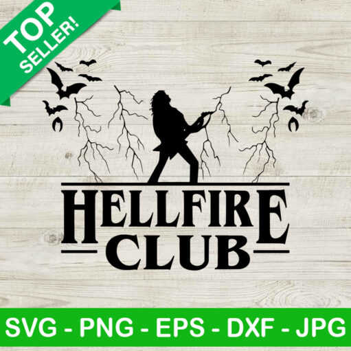 Hellfire club Eddie munson SVG Stranger things SVG Eddie munson rock SVG