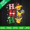 Ho ho ho pikachu christmas SVG, Ho Ho Ho Pokemon SVG, Pikachu Christmas SVG