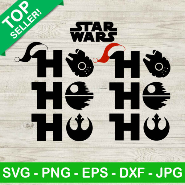 Ho ho ho star wars christmas SVG, Ho Ho Ho Star Wars SVG, Christmas SVG