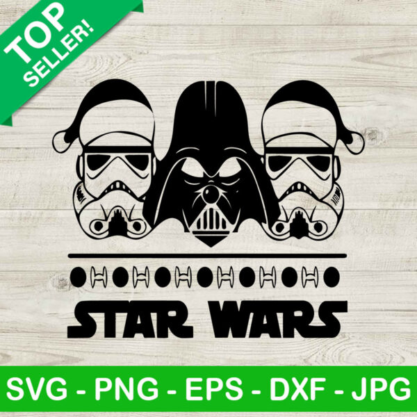 Ho ho ho star wars christmas SVG, Ho ho ho SVG, Star wars christmas SVG