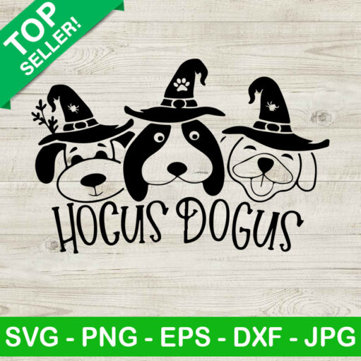 Hocus dogus SVG Hocus pocus dog funny SVG Dog halloween SVG