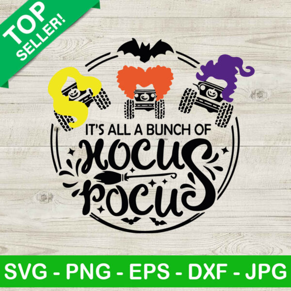 Hocus pocus jeep SVG, Halloween hocus pocus SVG, Sanderson sister jeep car SVG