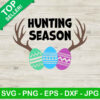 Hunting season Rabbit egg SVG, Egg hunting season SVG, Easter hunting SVG