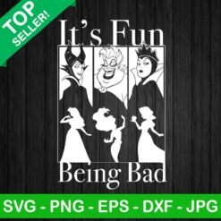 It's Fun Being Bad SVG, Villain Character SVG, Bad Witch SVG