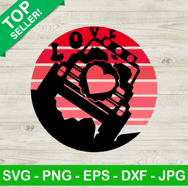 Jeep car vintage love SVG, Happy valentine day SVG, Vintage retro jeep SVG