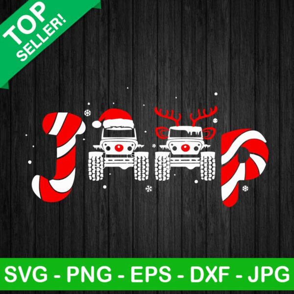 Jeep christmas deer SVG, Jeep and deer SVG, Jeep christmas santa claus SVG