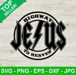 Jesus highway to heaven SVG, Highway to heaven SVG, Jesus logo SVG
