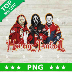 Kansas City Chiefs Horror Football Characters PNG