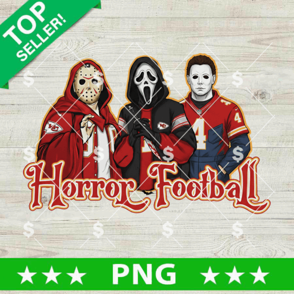 Kansas City Chiefs Horror Football Characters PNG