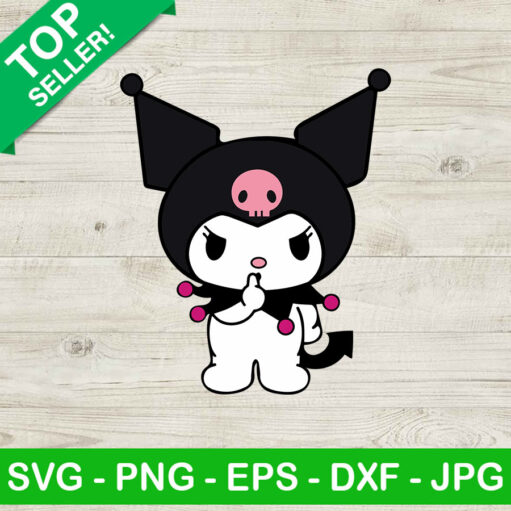 Kuromi hello kitty SVG