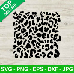 Leopard Print Pattern SVG, Cheetah Print SVG, Cheetah Pattern SVG