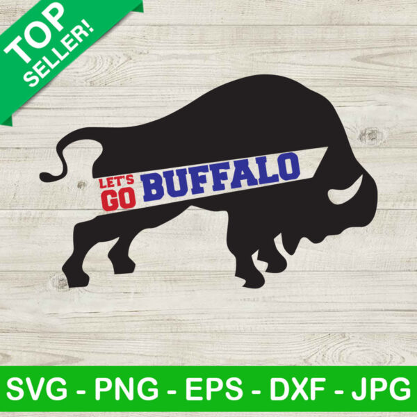 Lets Go Buffalo SVG, Buffalo Bills SVG, Buffalo Bills NFL Logo SVG