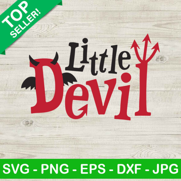 Little Devil SVG, Devil Halloween SVG, Little Boy Halloween SVG