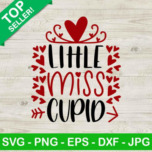 Little miss cupid SVG