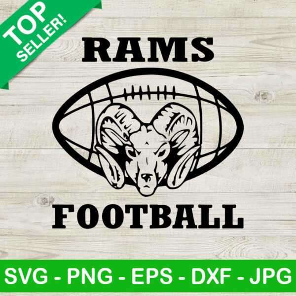 Los Angeles Rams football SVG, Rams football SVG, Los Angeles Rams SVG
