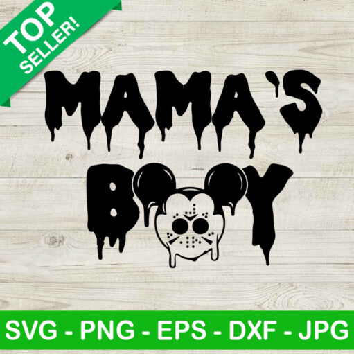 Mama's boy mickey SVG, Mickey disney halloween SVG, Halloween horror movie SVG
