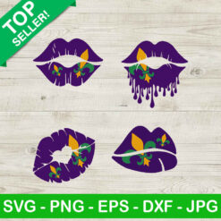 Mardi Gras Lips Bundle SVG, Mardi Gras Lips SVG, Mardi Gras Quote SVG