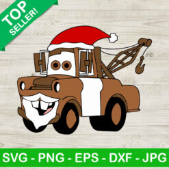 Mater cars movie christmas SVG, Cars disney character SVG, Christmas SVG