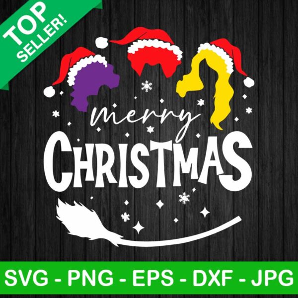 Merry christmas Sanderson sisters SVG, Hocus pocus SVG, Christmas SVG