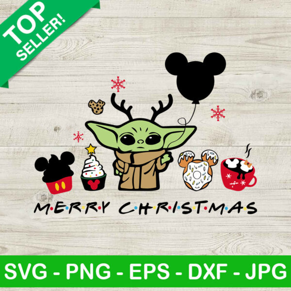 Merry christmas baby yoda star wars SVG, Movies star wars SVG, Merry christmas baby yoda SVG