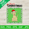 Merry christmas dog santa hat SVG, Dog christmas SVG, Santa hat SVG
