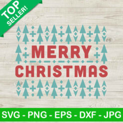 Merry christmas native ugly sweater SVG, Ugly christmas sweater SVG, Merry christmas SVG