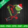 Merry grinchmas stethoscope SVG, Grinch nurse SVG, Merry Grinchmas SVG