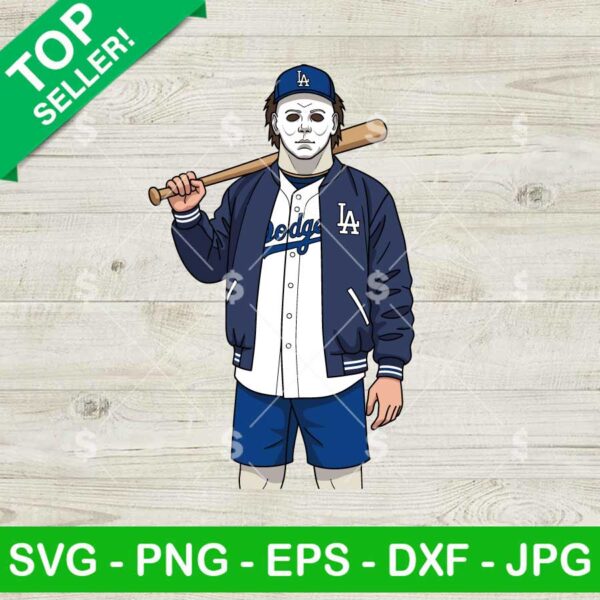 Michael Myers LA Dodgers SVG
