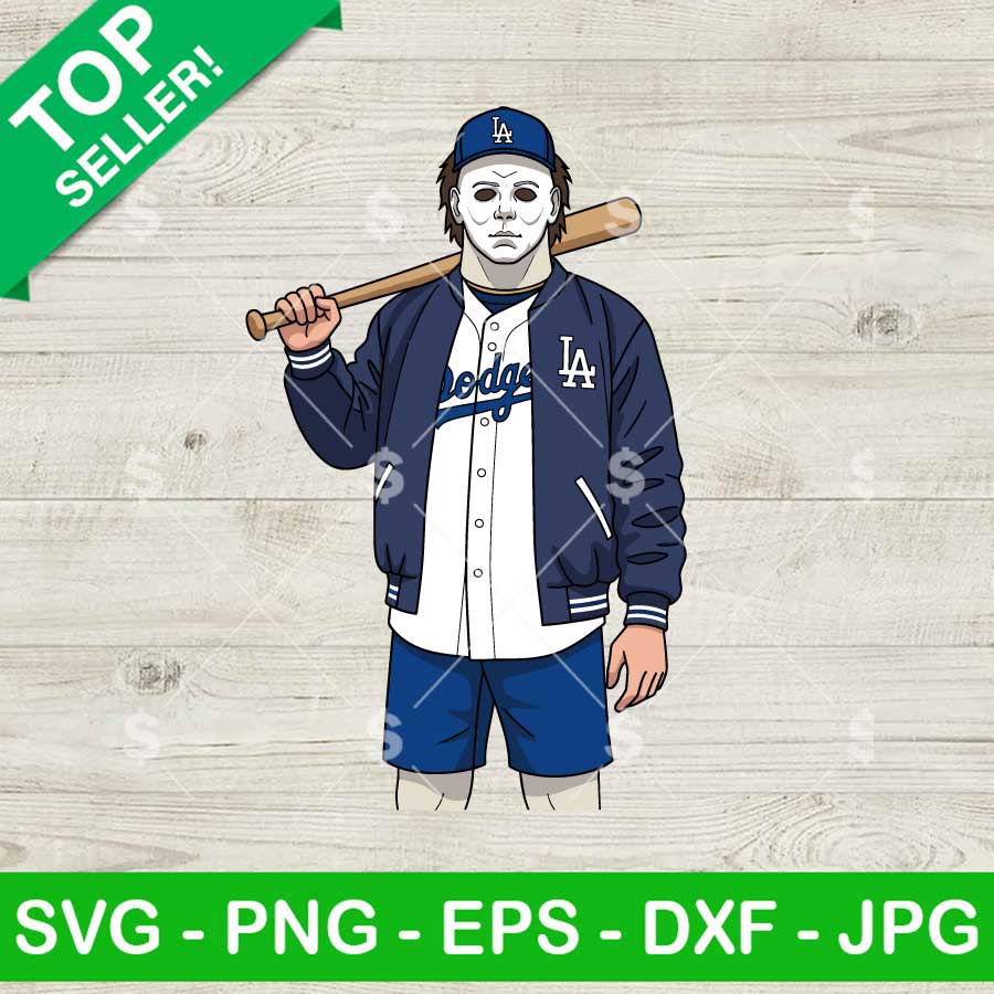 Michael Myers LA Dodgers SVG