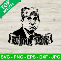 Michael Scott The Office Thug Life SVG, Michael Scott SVG, The Office SVG