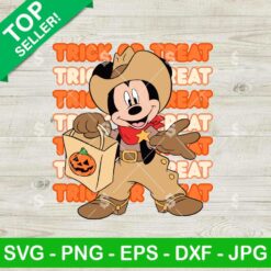 Mickey Cowboy Halloween SVG