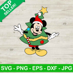 Mickey christmas tree SVG, Mickey disney SVG, Christmas tree SVG