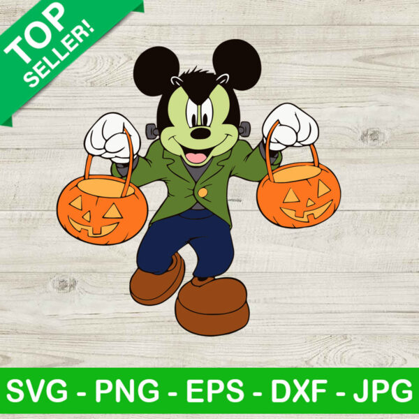 Mickey frankenstein halloween SVG, Mickey halloween costume SVG, Mickey mouse SVG