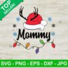 Mommy christmas light SVG, Santa Hat SVG, Christmas Light SVG