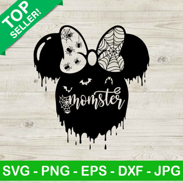 Momster disney SVG, Momster mickey head SVG, Momster halloween SVG