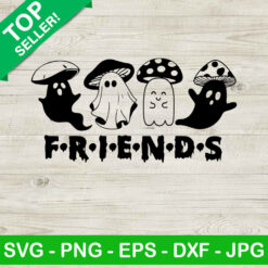 Mushroom boo friends SVG, Mush room halloween SVG, Halloween SVG