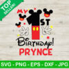 My 1st Birthday Prince SVG, Mickey Birthday SVG, Disney SVG