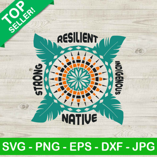 Native American Strong Resilient Indigenous SVG Native American SVG