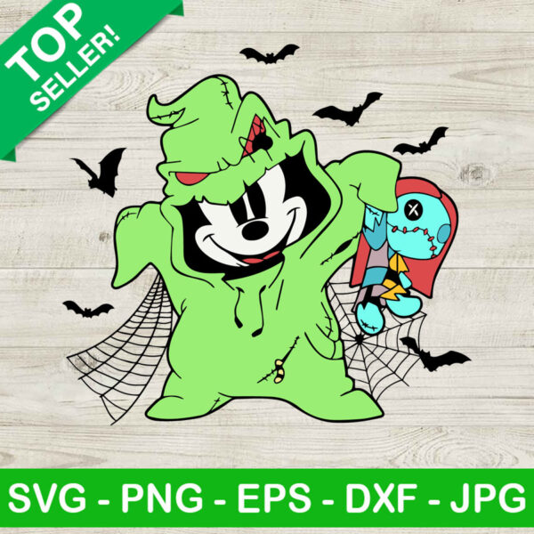 Oogie boogie Mickey SVG, Oogie boogie halloween SVG, Nightmare before christmas SVG