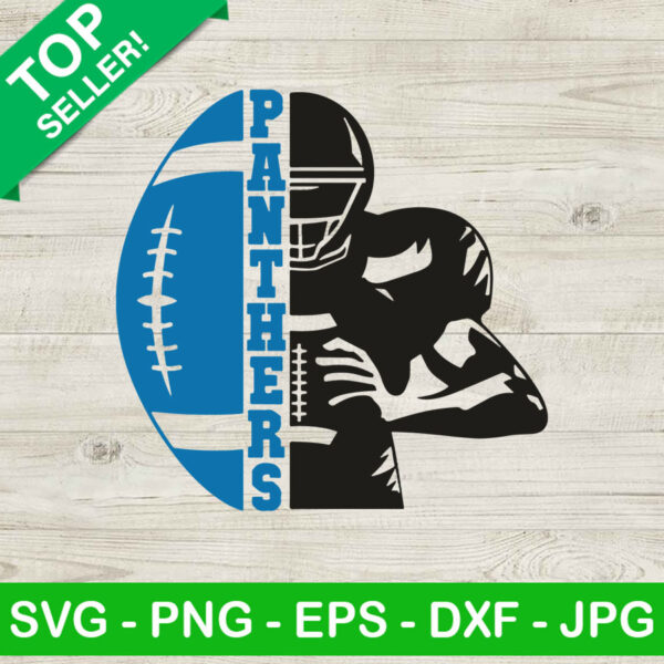 Panthers football player SVG, Football players SVG, Panthers football team SVG