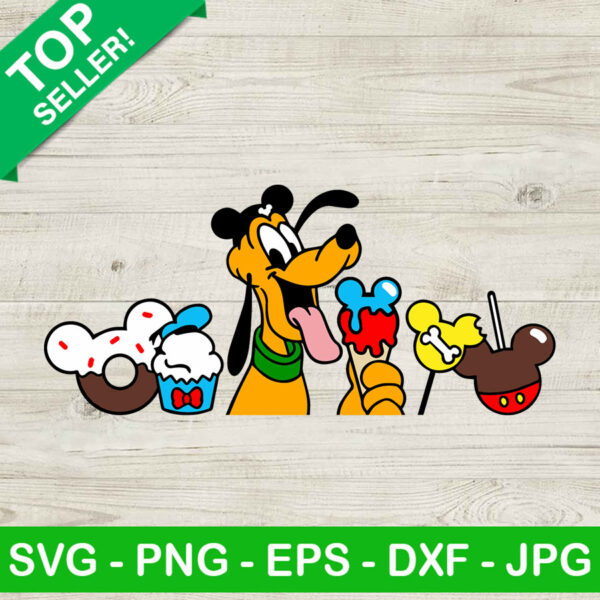 Pluto Snack Goals SVG, Snack Goals Disney SVG, Pluto SVG