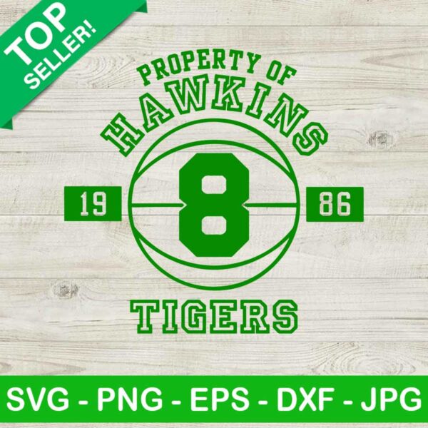 Property of hawkins tigers SVG, Stragner things hawkins SVG, Hawkins tigers SVG