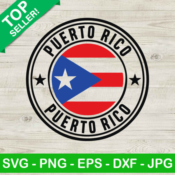 Puerto rico flag SVG, Puerto Rican flag SVG, Distressed flag SVG