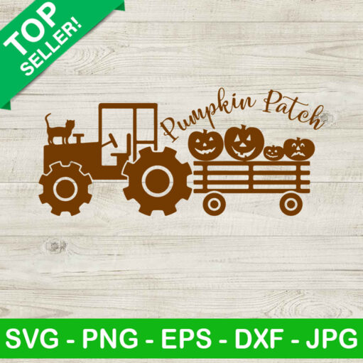 Pumpkin path SVG Tractor pumpkin SVG Tractor halloween SVG