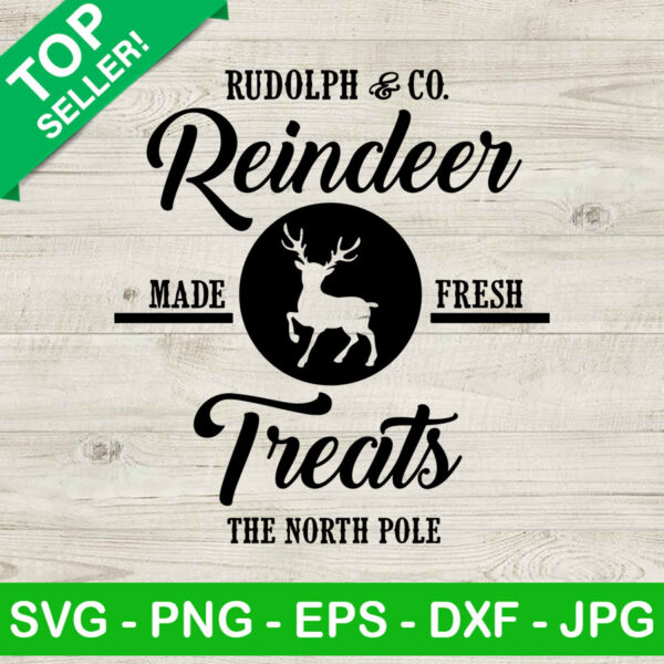 Reindeer north pole CO SVG, Rudolph And Co Reindeer SVG, The North Pole SVG